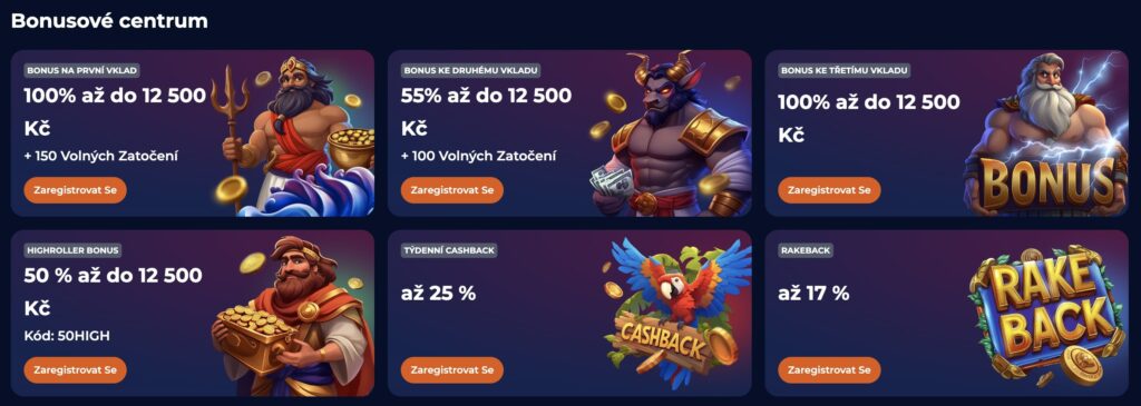 Bonusy Nine casino