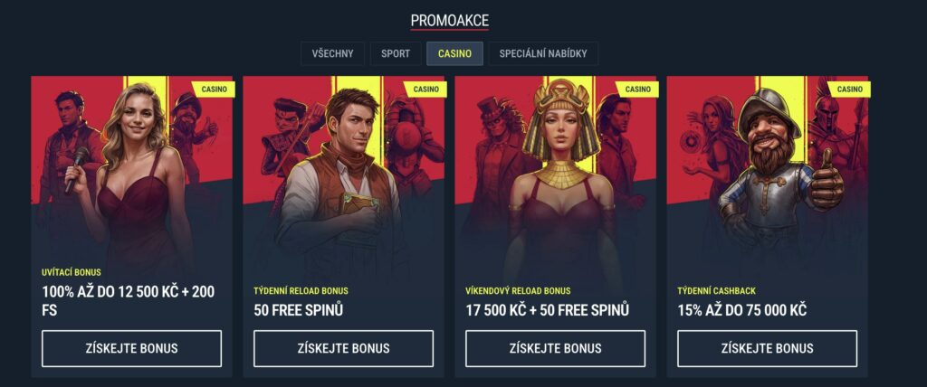 Bonusy promoakce Rabona casino