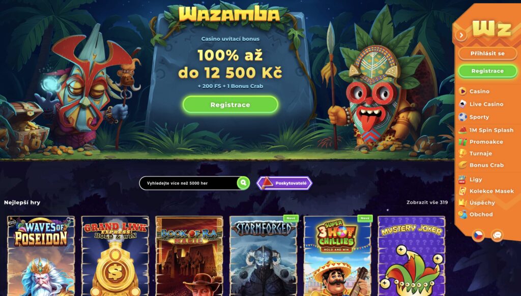Wazamba casino