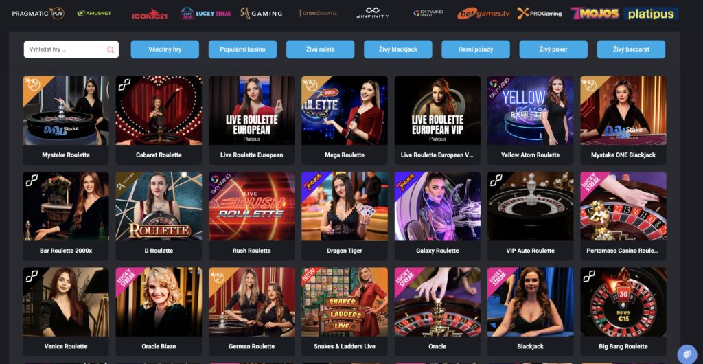 MyStake live casino