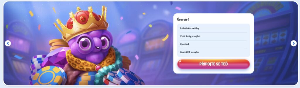 VIP věrnostní program Nomini casino