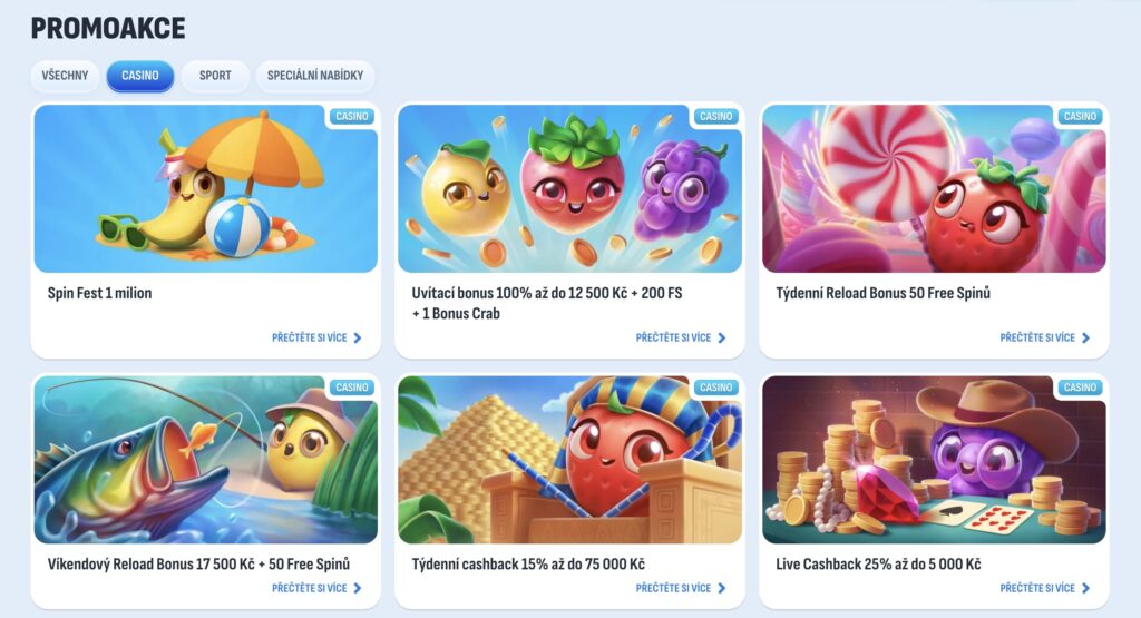 promoakce bonusy Nomini casino