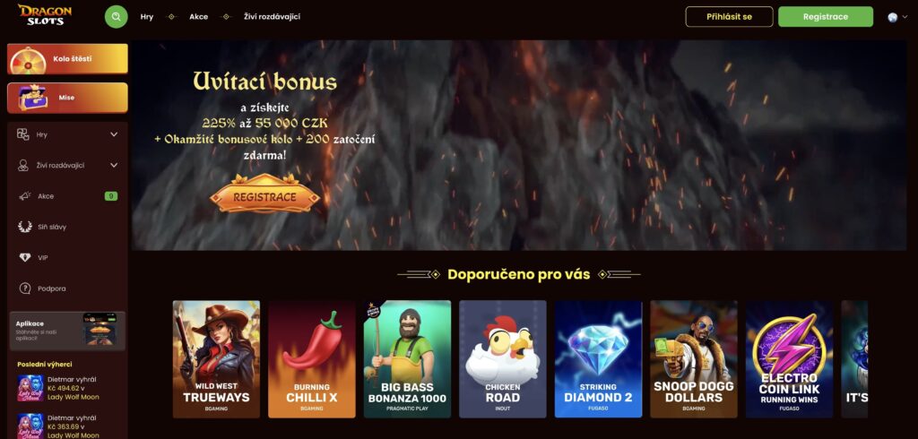 Drgan slots casino