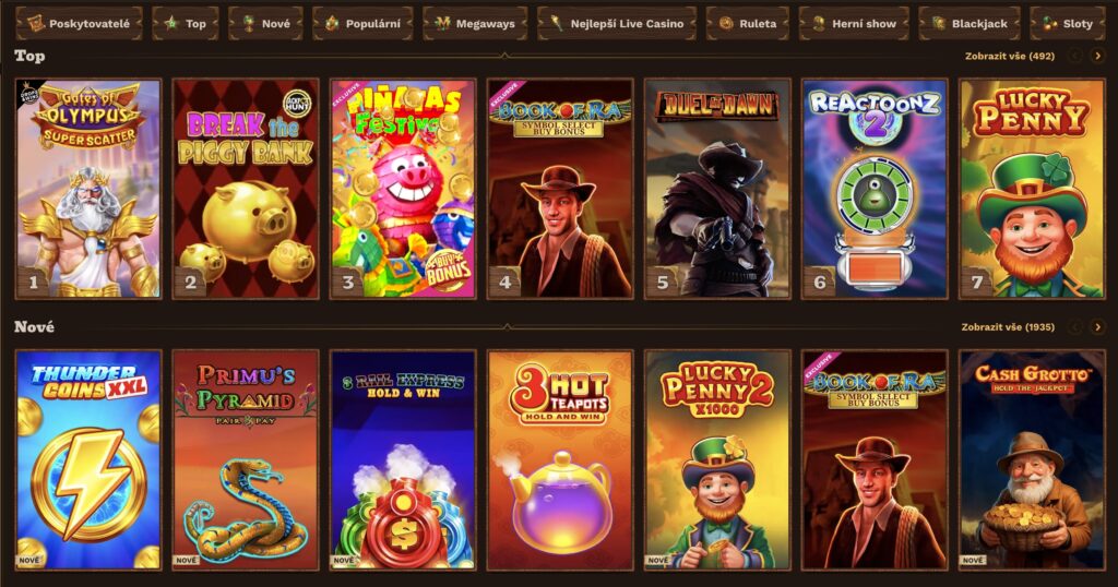 Fat Pirate casino nabídka her