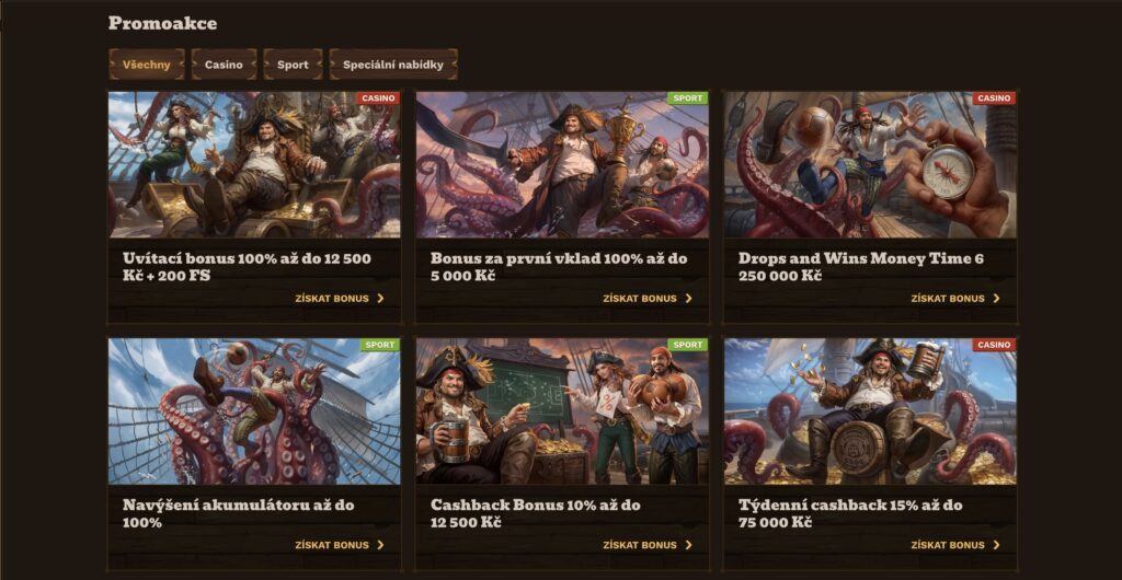 Fat Pirate casino promoakce