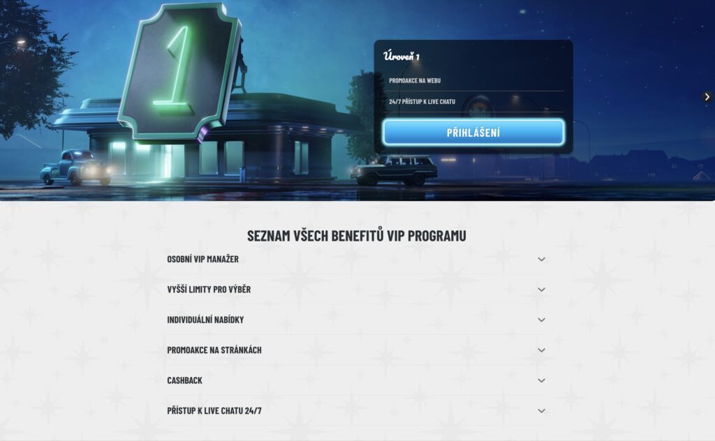 Wyns casino věrnostní program