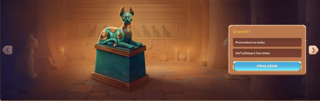 VIP věrnostní program Cleobetra casino